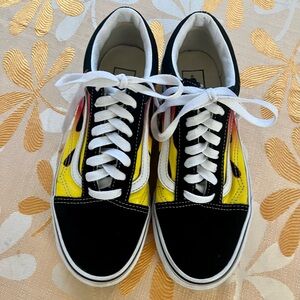 Vans Old Skool Flames Suede Sneakers